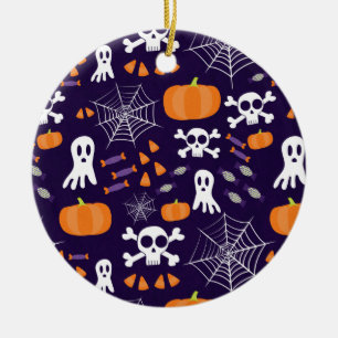 Décoration En Céramique Motif amusant d'Halloween