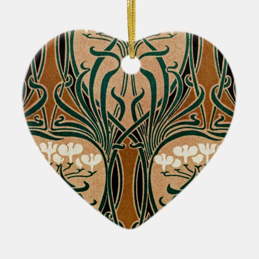 Décoration En Céramique Motif Art Nouveau #9 (Devant)