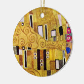 Décoration En Céramique Motif baiser de Gustav Klimt, Art Nouveau (Gauche)