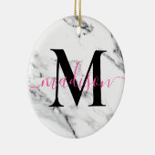 Décoration En Céramique Motif calligraphie moderne en marbre blanc gris no (Droite)