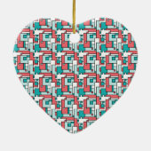 Décoration En Céramique Motif de briques rétro (Dos)