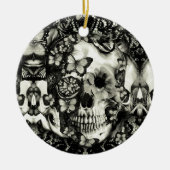 Décoration En Céramique Motif de dentelle gothique victorienne (Devant)