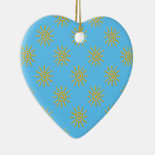 Décoration En Céramique motif de dessin 3D Jaune Sun (Droite)