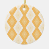 Décoration En Céramique Motif de diamant jaune (Devant)