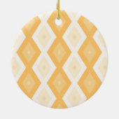 Décoration En Céramique Motif de diamant jaune (Dos)