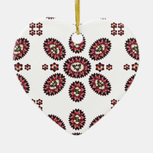 Décoration En Céramique Motif de fleurs Mandala