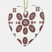 Décoration En Céramique Motif de fleurs Mandala (Gauche)