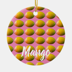 Décoration En Céramique Motif de fruits de mangue pour végétarien et végét