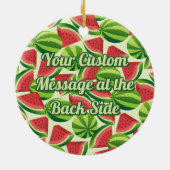 Décoration En Céramique Motif de pastèque (Dos)