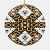 Décoration En Céramique Motif de tissu de boue (Dos)