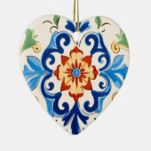 Décoration En Céramique Motif de tuiles siciliennes (Droite)