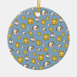 Décoration En Céramique Motif d'Emoji de chats et de chiens