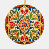 Décoration En Céramique Motif en céramique sicilienne (Devant)