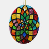 Décoration En Céramique Motif en verre de Noël (Droite)