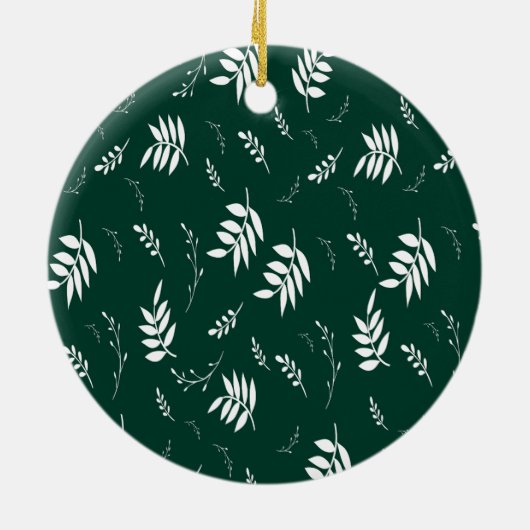 Décoration En Céramique motif feuille (Dos)