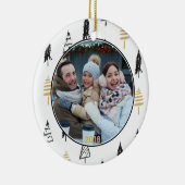 Décoration En Céramique Motif moderne Black & Gold Christmas Tree (Droite)