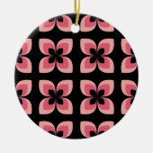 Décoration En Céramique Motif rose deux tons lumineux (Devant)