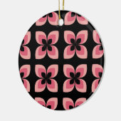 Décoration En Céramique Motif rose deux tons lumineux (Gauche)