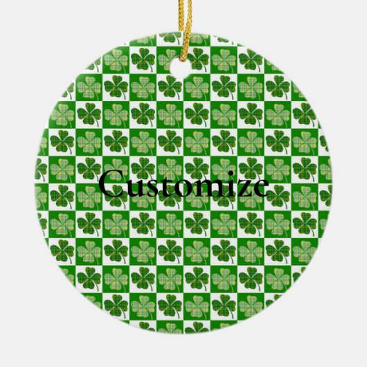 Décoration En Céramique Motif shamrock Thunder_Cove (Devant)
