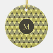 Décoration En Céramique Motif triangles (Devant)