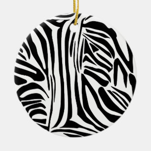 Décoration En Céramique Motif zèbre