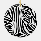 Décoration En Céramique Motif zèbre (Dos)