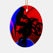 Décoration En Céramique Motocrossing allant dérangé (Droite)