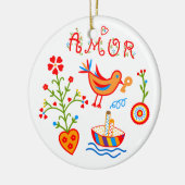 Décoration En Céramique Mouchoirs d'amour de Valentine (Gauche)