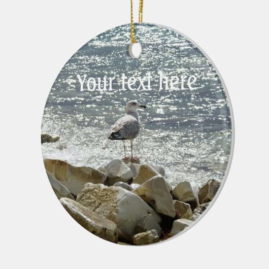 Décoration En Céramique Mouette et mer (Gauche)