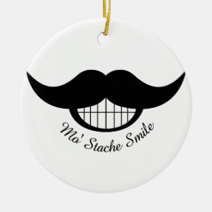 Décoration En Céramique Moustache