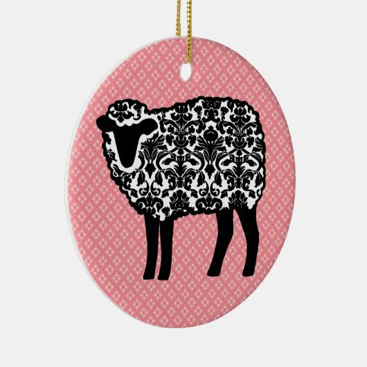 Décoration En Céramique Mouton de Damas (Droite)