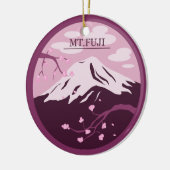 Décoration En Céramique Mt. Fuji (rose) (Gauche)