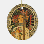 Décoration En Céramique Mucha La Trappistine (Gauche)