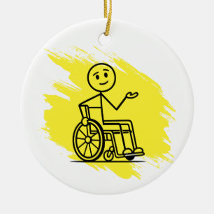Décoration En Céramique Mug de garantie d'usine d'humour de fauteuil roula