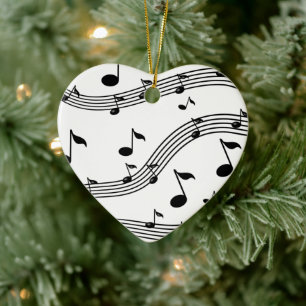 Décoration En Céramique Musique à motif sonore