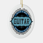 Décoration En Céramique Musique guitare Cercle (Droite)