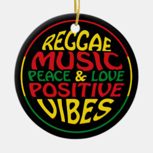Décoration En Céramique Musique reggae avec des paroles et des citations p