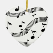 Décoration En Céramique Musique sonorités à motifs (Devant)