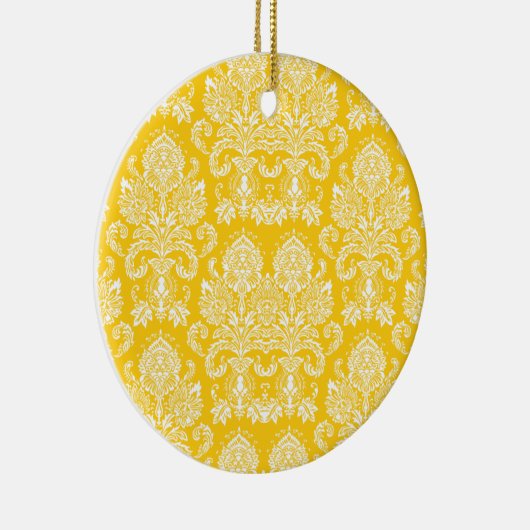 Décoration En Céramique Mustard Victorian Damask (Droite)