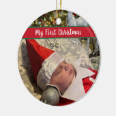 Décoration En Céramique My First Christmas Ceramic Ornament (Gauche)