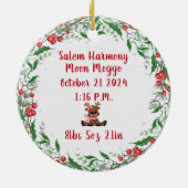 Décoration En Céramique My First Christmas Ceramic Ornament (Dos)