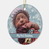 Décoration En Céramique My First Christmas Ceramic Ornament (Gauche)