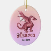 Décoration En Céramique My Red Dragon (Droite)