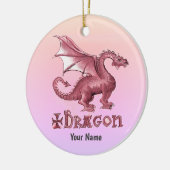 Décoration En Céramique My Red Dragon (Gauche)