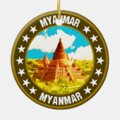Décoration En Céramique Myanmar (Dos)