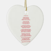 Décoration En Céramique MyDeepLovePoemTextRedOnWhite021411 (Droite)