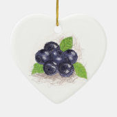 Décoration En Céramique myrtille (Dos)