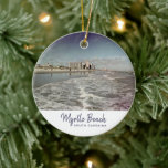 Décoration En Céramique Myrtle Beach Caroline du Sud Vintage<br><div class="desc">Myrtle Beach Caroline du Sud Vintage</div>