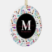 Décoration En Céramique Nails Manicure Pedicure Beauty Salon Monogram (Droite)