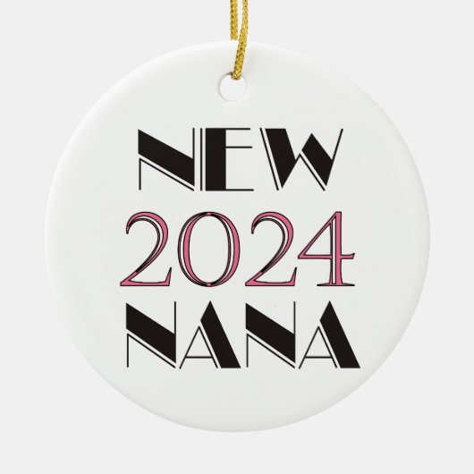 Décoration En Céramique Nana Ornament 2024 (Devant)